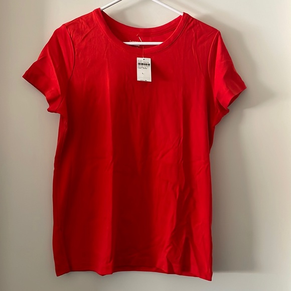 Lands' End Tops Nwt Lands End Shaped Crew Neck Tee Poshmark